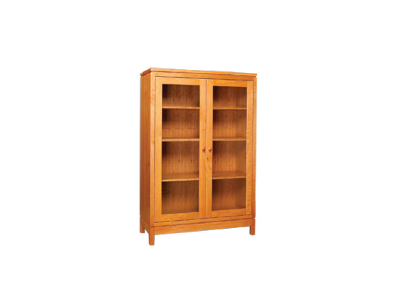 Franklin Glass Door Bookcase - Three Chairs