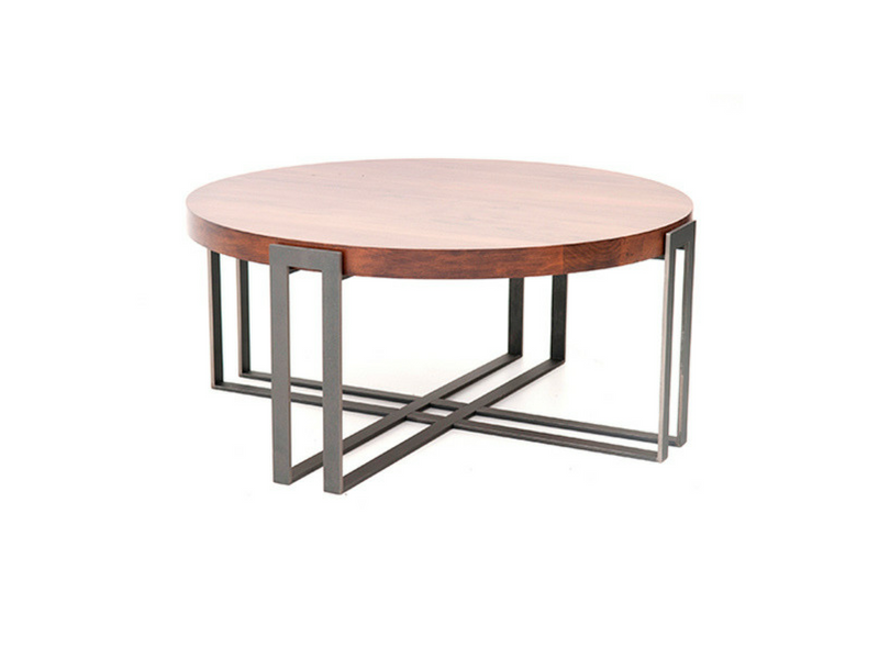 Watson 54″ Round Cocktail Table - Three Chairs